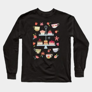 Tea and Cakes Long Sleeve T-Shirt